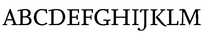 Gabriola Italic Font UPPERCASE