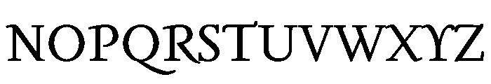 Gabriola Italic Font UPPERCASE