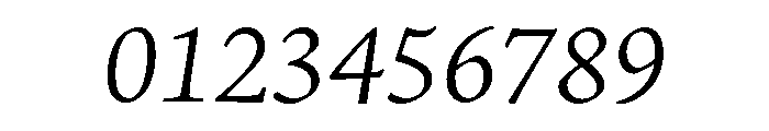 Gabriola Light Italic Font OTHER CHARS