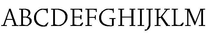 Gabriola Light Font UPPERCASE