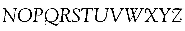 Gabriola Medium Italic Font UPPERCASE