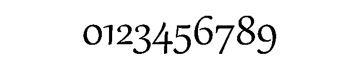 Gabriola Regular Font OTHER CHARS