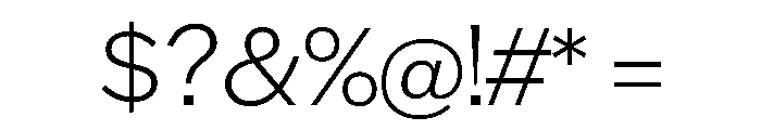 Gal Gothic Variable Extra Light Font OTHER CHARS