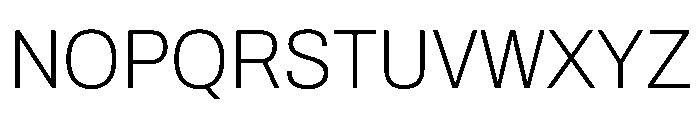 Gal Gothic Variable Thin Font UPPERCASE