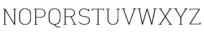 Gamtanroad Batang Thin Font UPPERCASE
