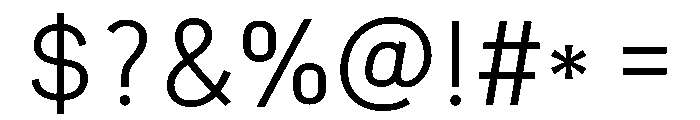 Gamtanroad Dotum Regular Font OTHER CHARS