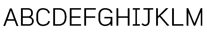 Gamtanroad Dotum Regular Font UPPERCASE