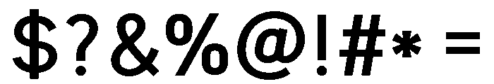 Gamtanroad Dotum Thin Font OTHER CHARS