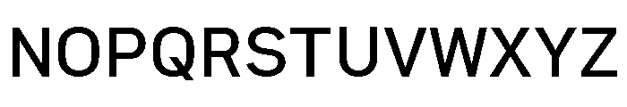Gamtanroad Dotum Thin Font UPPERCASE