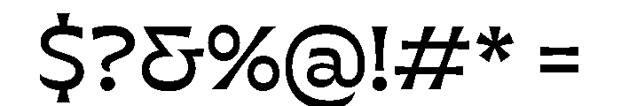 Gardein Regular Font OTHER CHARS