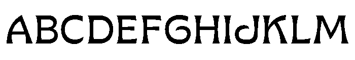 Gardein Regular Font UPPERCASE