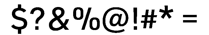 Gate A1 Variable Medium Font OTHER CHARS