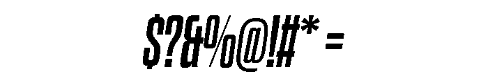 Gazzetta Variable Bold Italic Font OTHER CHARS