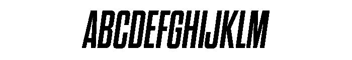 Gazzetta Variable Bold Italic Font UPPERCASE