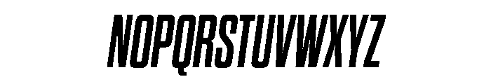 Gazzetta Variable Bold Italic Font UPPERCASE