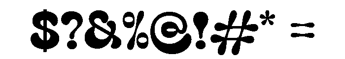 GALORY Regular Font OTHER CHARS