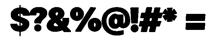 GAMAX Font OTHER CHARS