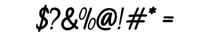 GARTTEN-Regular Font OTHER CHARS