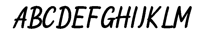 GARTTEN-Regular Font UPPERCASE