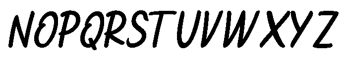 GARTTEN-Regular Font UPPERCASE
