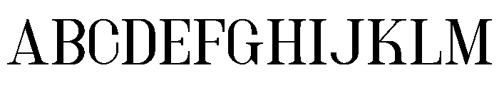 GATEFOR Font UPPERCASE