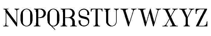 GATEFOR Font UPPERCASE