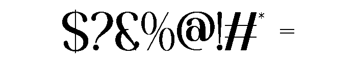 GAVAELA-Regular Font OTHER CHARS