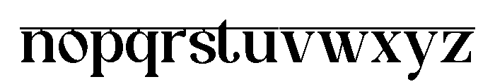 GAVAELA-Regular Font LOWERCASE