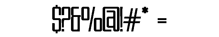 GAVISTER-Regular Font OTHER CHARS