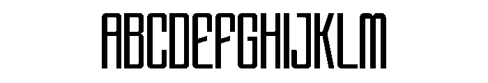 GAVISTER-Regular Font UPPERCASE