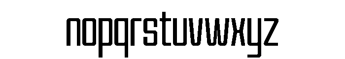 GAVISTER-Regular Font LOWERCASE