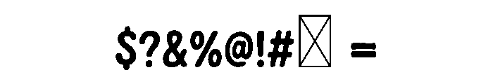 Gabagool Font OTHER CHARS