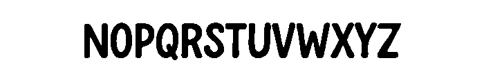 Gabagool Font UPPERCASE