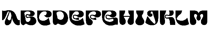 Gabel-Regular Font UPPERCASE