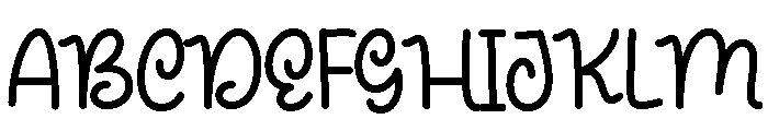 Gabriel Bright Font UPPERCASE