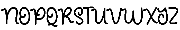Gabriel Bright Font UPPERCASE