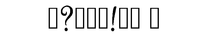 Gabrielle Regular Font OTHER CHARS