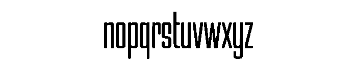 Gabrix Font LOWERCASE