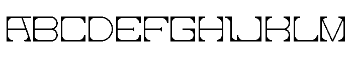 Gacket Techno Font UPPERCASE