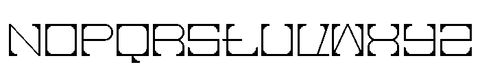 Gacket Techno Font LOWERCASE