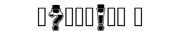 Gadin Regular Font OTHER CHARS