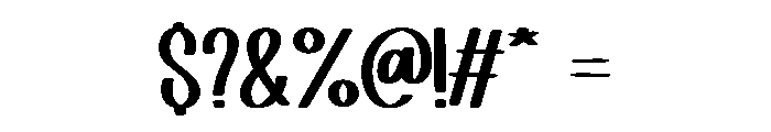 Gaelic Music Regular Font OTHER CHARS