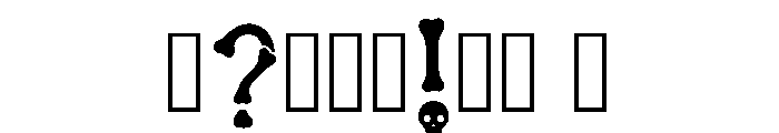Gaelic Regular Font OTHER CHARS