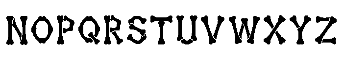 Gaelic Regular Font UPPERCASE