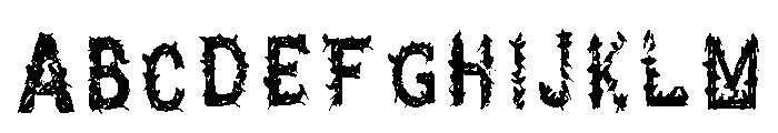 Gafeb Regular Font UPPERCASE