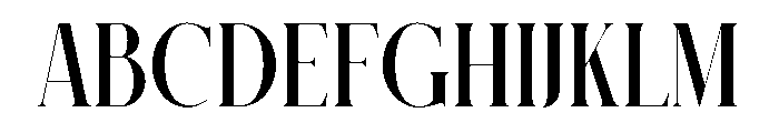 Gafilen Font UPPERCASE