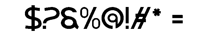 Gaftor Font OTHER CHARS