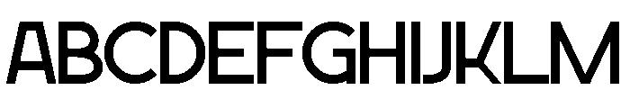 Gaftor Font UPPERCASE