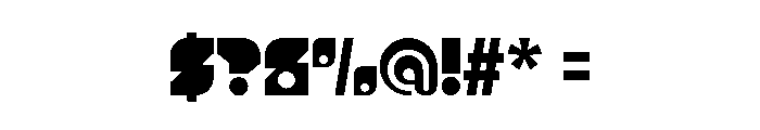 Gagire Regular Font OTHER CHARS
