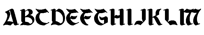 Gaiden Regular Font UPPERCASE